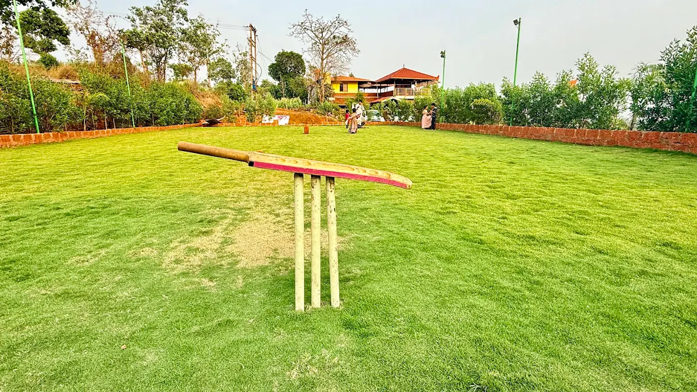 Lush Green Grounds at New Nisarg Resort